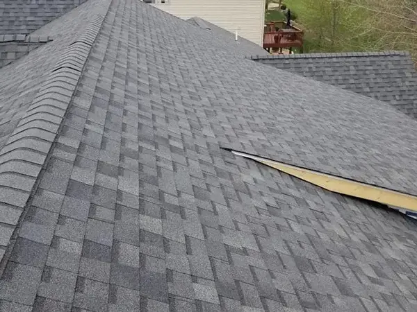 New shingles installed by Hutchison Roofing LLC